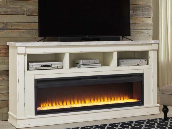 Electric Fireplaces with fire lit