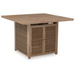 Walton Bridge Outdoor Bar Table with Fire Pit - Image 2