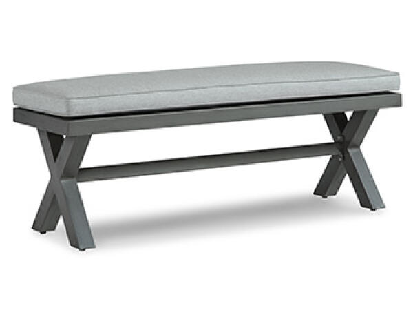 Elite Park Outdoor Bench with Cushion Outdoor Accessories Ashley Furniture