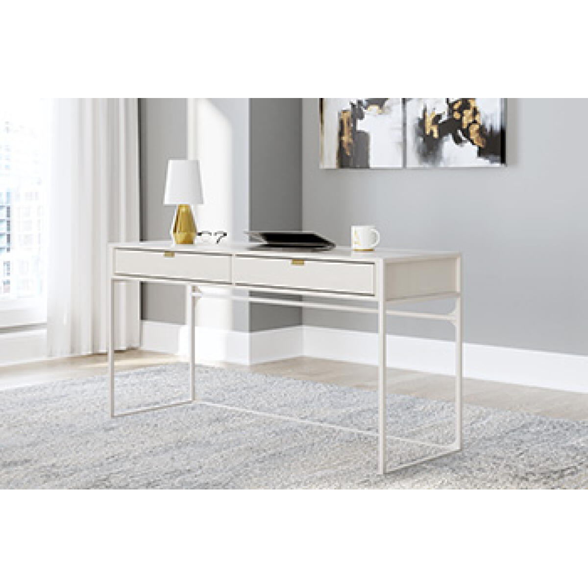 9b52fcbeb6b8d1f870fb072ea180d507 Deznee Home Office Desk - Image 1