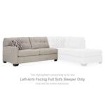 Mahoney Left-Arm Facing Full Sofa Sleeper Sectionals Ashley Furniture 11