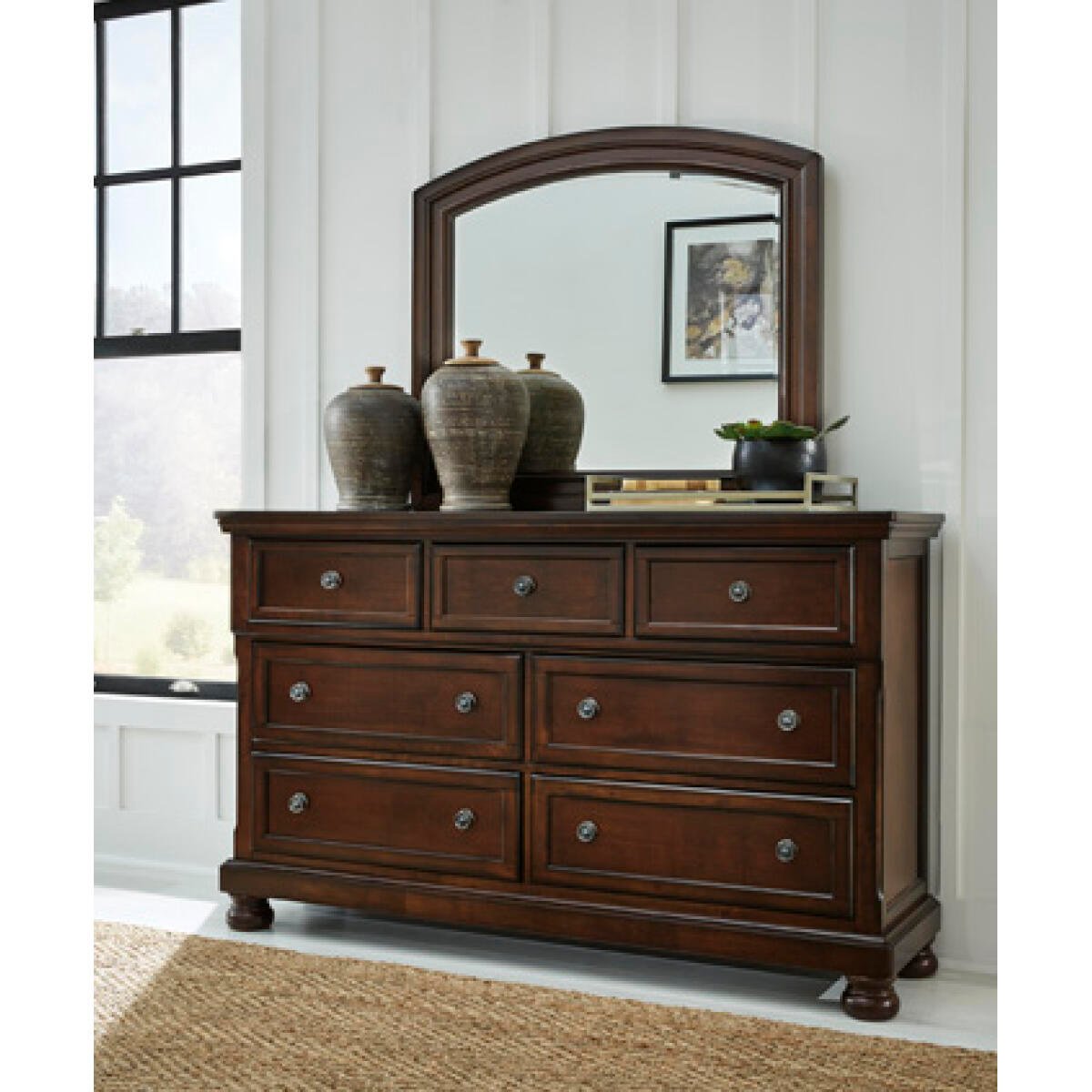 2dec4ee8dca02b61255da1dbb57d75b7 Porter Dresser and Mirror - Image 1