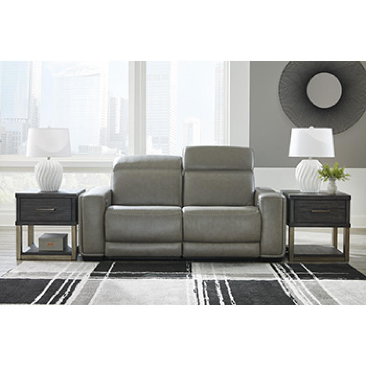 9e6f6a6a39996e571ba57c6daded691e Correze 2-Piece Power Reclining Sectional - Image 1