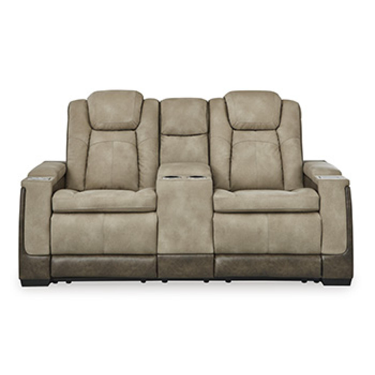 7ebff1ad7bdddb2a1f9d15b4d3a30ccb Next-Gen Durapella Power Reclining Loveseat with Console - Image 1