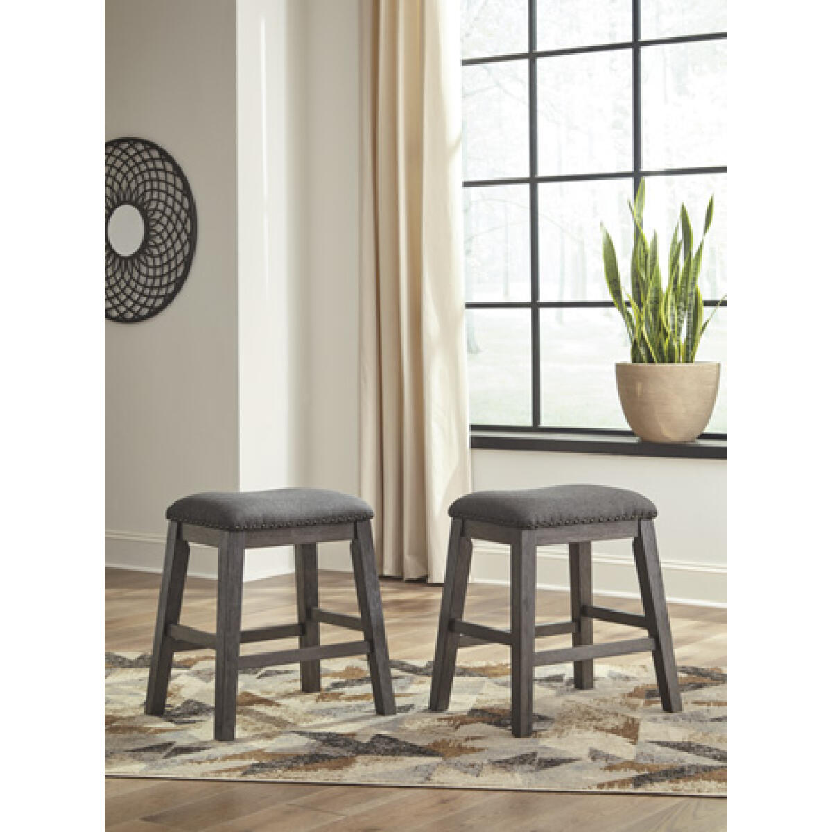 d6f6c60bf0da3903fc0f031b0f7b1063 Caitbrook Counter Height Upholstered Bar Stool - Image 1