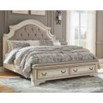 Realyn King Upholstered Storage Bed - Image 3