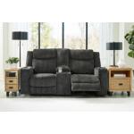 Martinglenn Power Reclining Loveseat with Console - Image 3