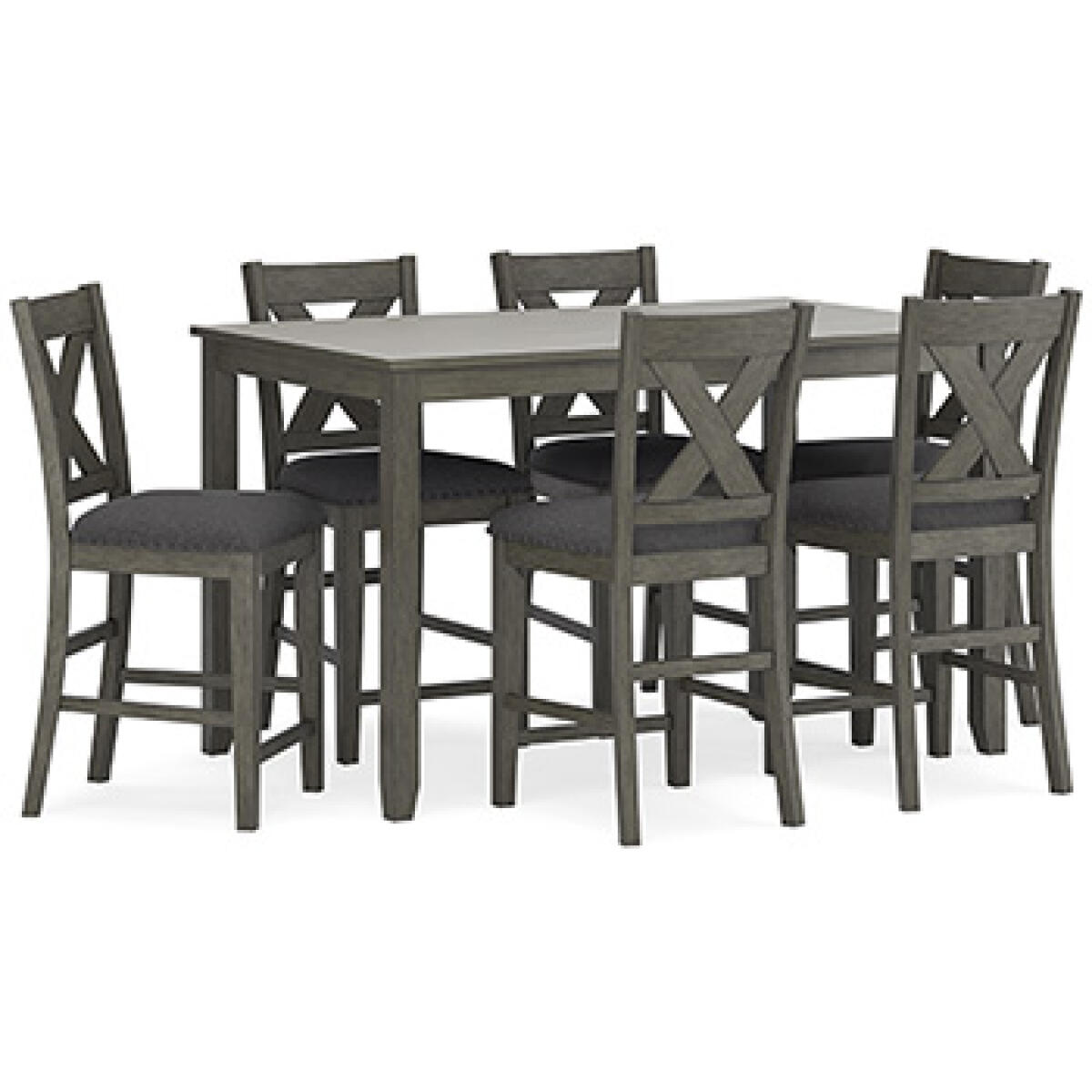 09e8e2bd3b6db1fb7300375f3e1dbfcf Caitbrook Counter Height Dining Table and Bar Stools (Set of 7) - Image 1
