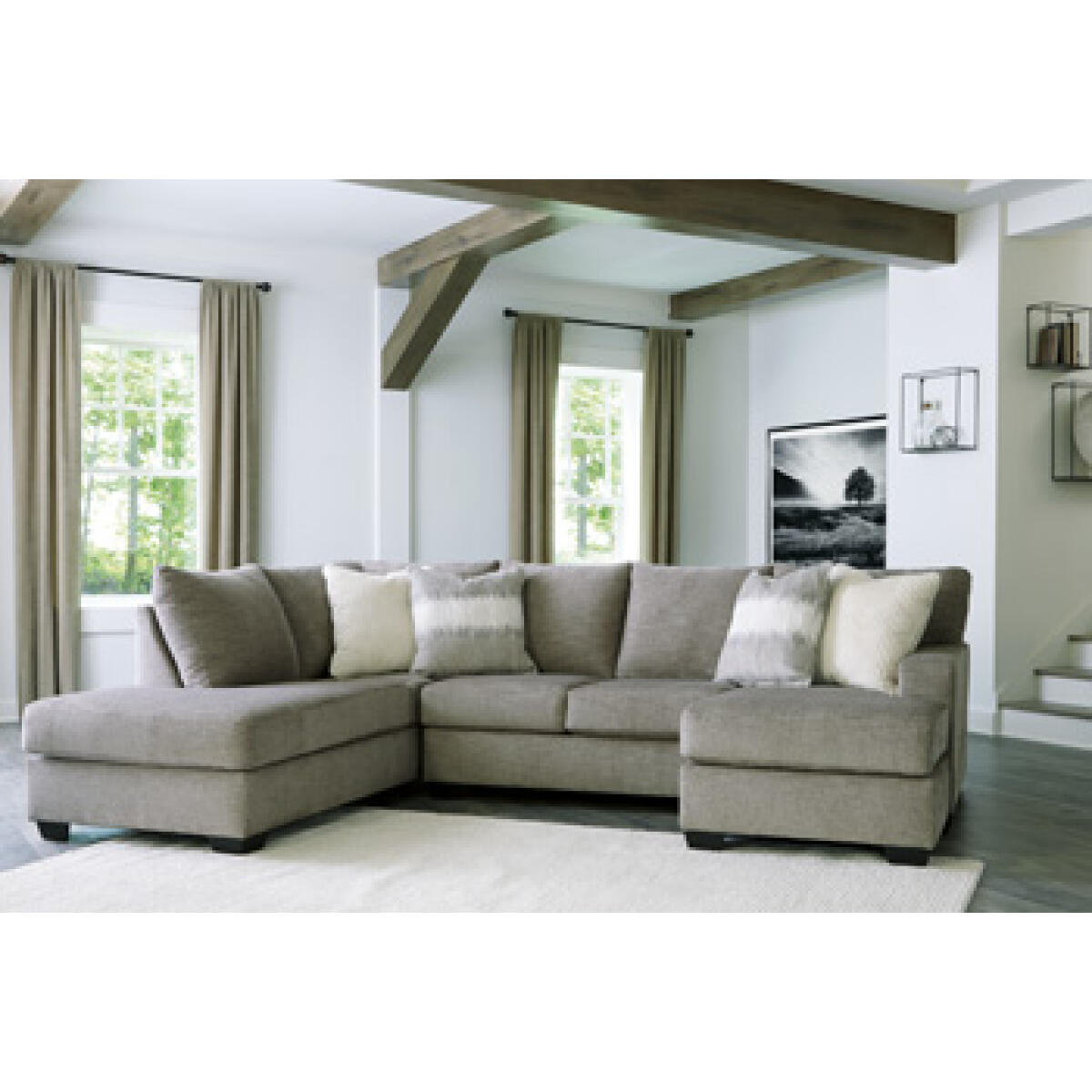 1fa2131411d165c1d25e43affecfcb33 Creswell 2-Piece Sectional with Chaise - Image 1