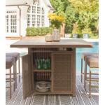 Walton Bridge Outdoor Bar Table with Fire Pit - Image 9