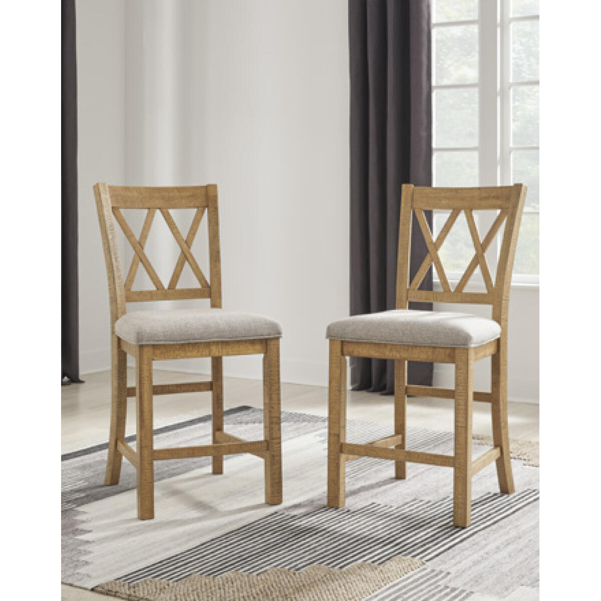 b7e3517b71bb40b6d7ef61453aeefaf1 Havonplane Counter Height Barstool - Image 1