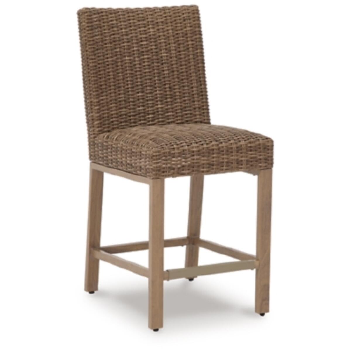 Walton Bridge Outdoor Bar Stool (Set of 2) Outdoor Dining Chairs Ashley Furniture 12