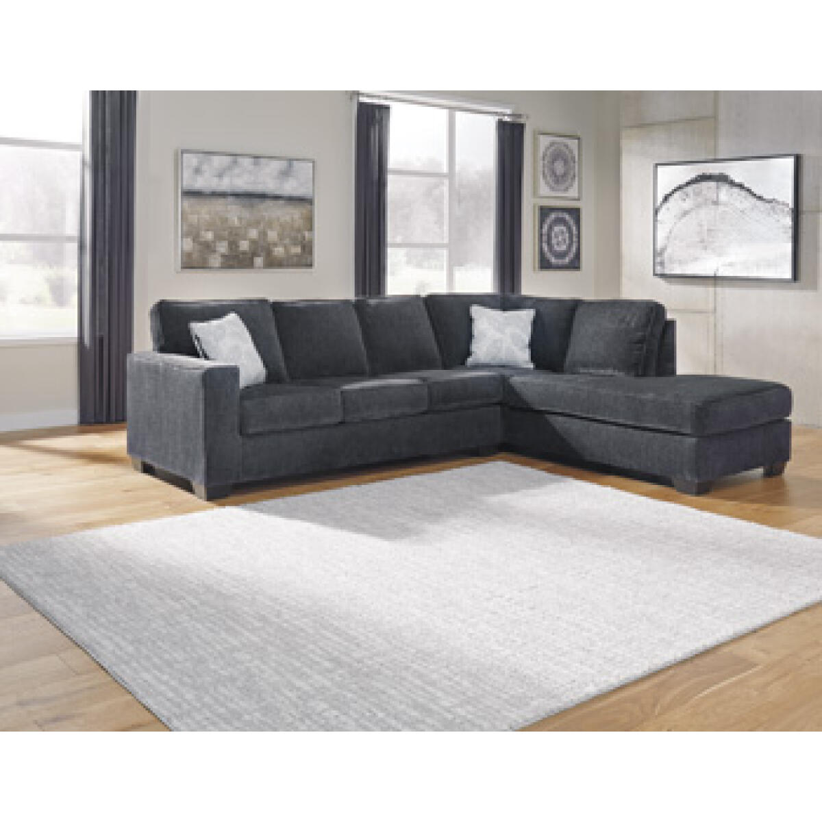 65daec5e9443294745400406f37a6d47 Altari 2-Piece Sleeper Sectional with Chaise - Image 1