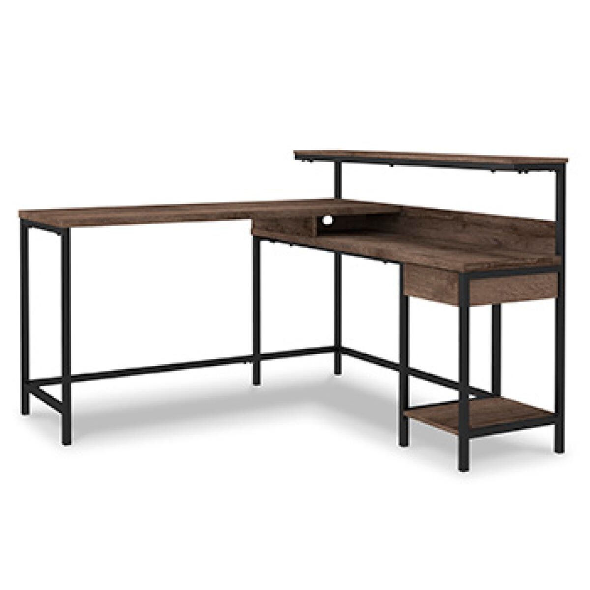 Arlenbry Home Office L-Desk with Storage Desks Ashley Furniture 14