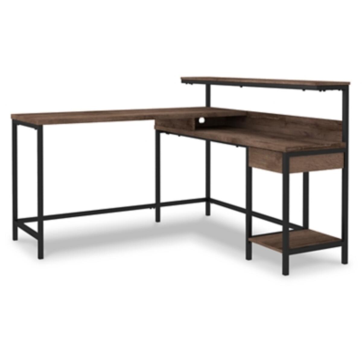 Arlenbry Home Office L-Desk with Storage Desks Ashley Furniture 15