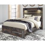 Drystan Queen Panel Bed with 2 Storage Drawers - Image 3