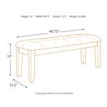 Ralene Dining Bench - Image 5