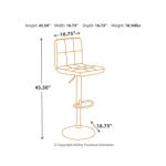Bellatier Adjustable Height Bar Stool - Image 5