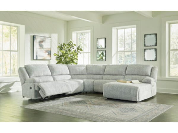 McClelland 5-Piece Reclining Sectional with Chaise Sectionals Ashley Furniture