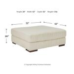 Lindyn Oversized Accent Ottoman - Image 7