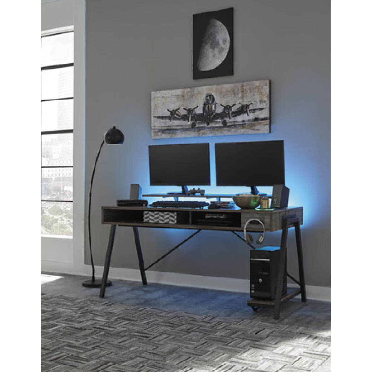 0348a669b791ac87c10ba12948828348 Barolli Gaming Desk - Image 1