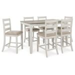 Skempton Counter Height Dining Table and Bar Stools (Set of 7) - Image 2