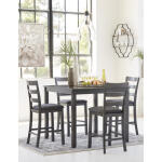 Bridson Counter Height Dining Table and Bar Stools (Set of 5)