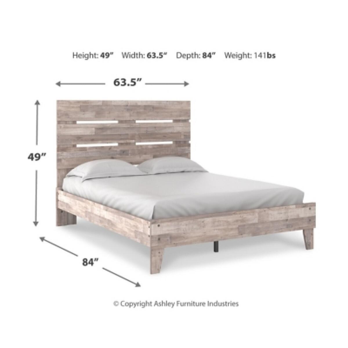 Neilsville Queen Panel Platform Bed Beds Ashley Furniture 15