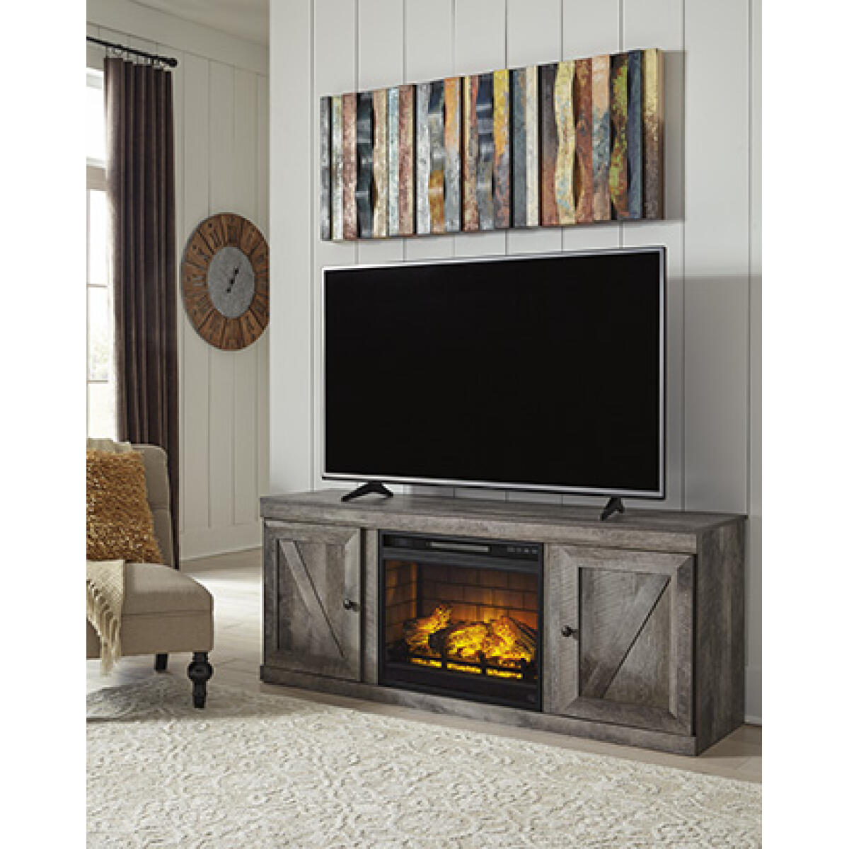 ebeee6f6a0675846e70763cea0fdfd95 Wynnlow TV Stand with Electric Fireplace - Image 1