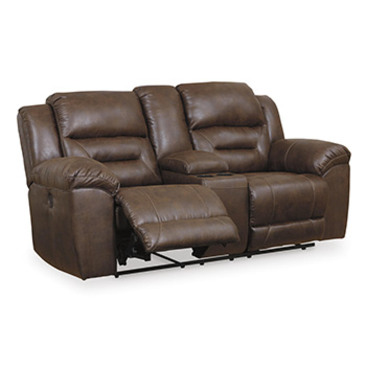 ddc57719765e1e0b30abc9718639ac1d Stoneland Power Reclining Loveseat with Console - Image 1