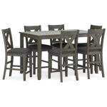 Caitbrook Counter Height Dining Table and Bar Stools (Set of 7) - Image 2