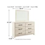 Cambeck Dresser and Mirror - Image 5