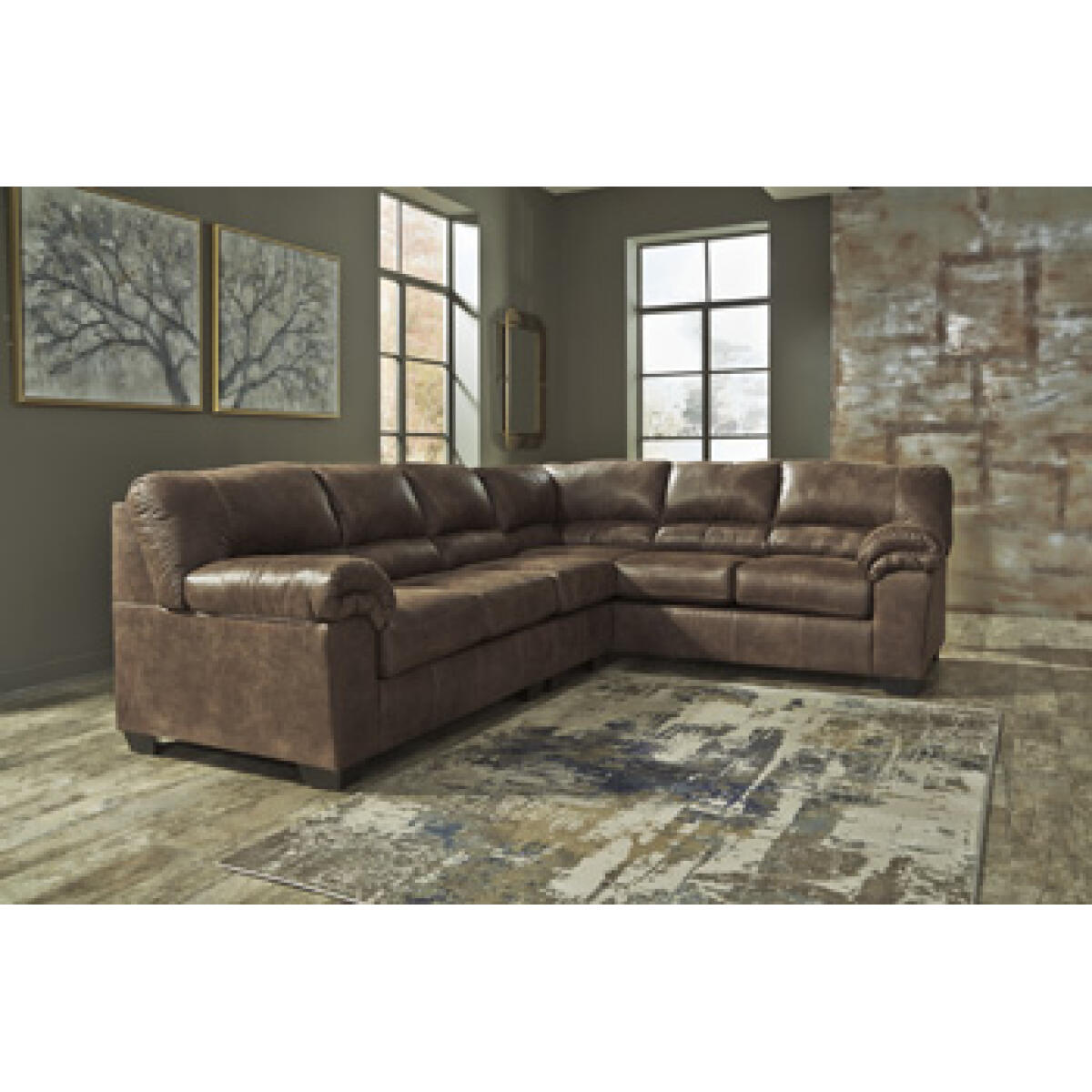 1c83ee64c145368b3e8373663e5cf120 Bladen 3-Piece Sectional - Image 1