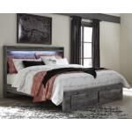 Baystorm King Panel Bed with 2 Storage Drawers - Image 3