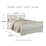 Anarasia Queen Sleigh Bed - Image 5