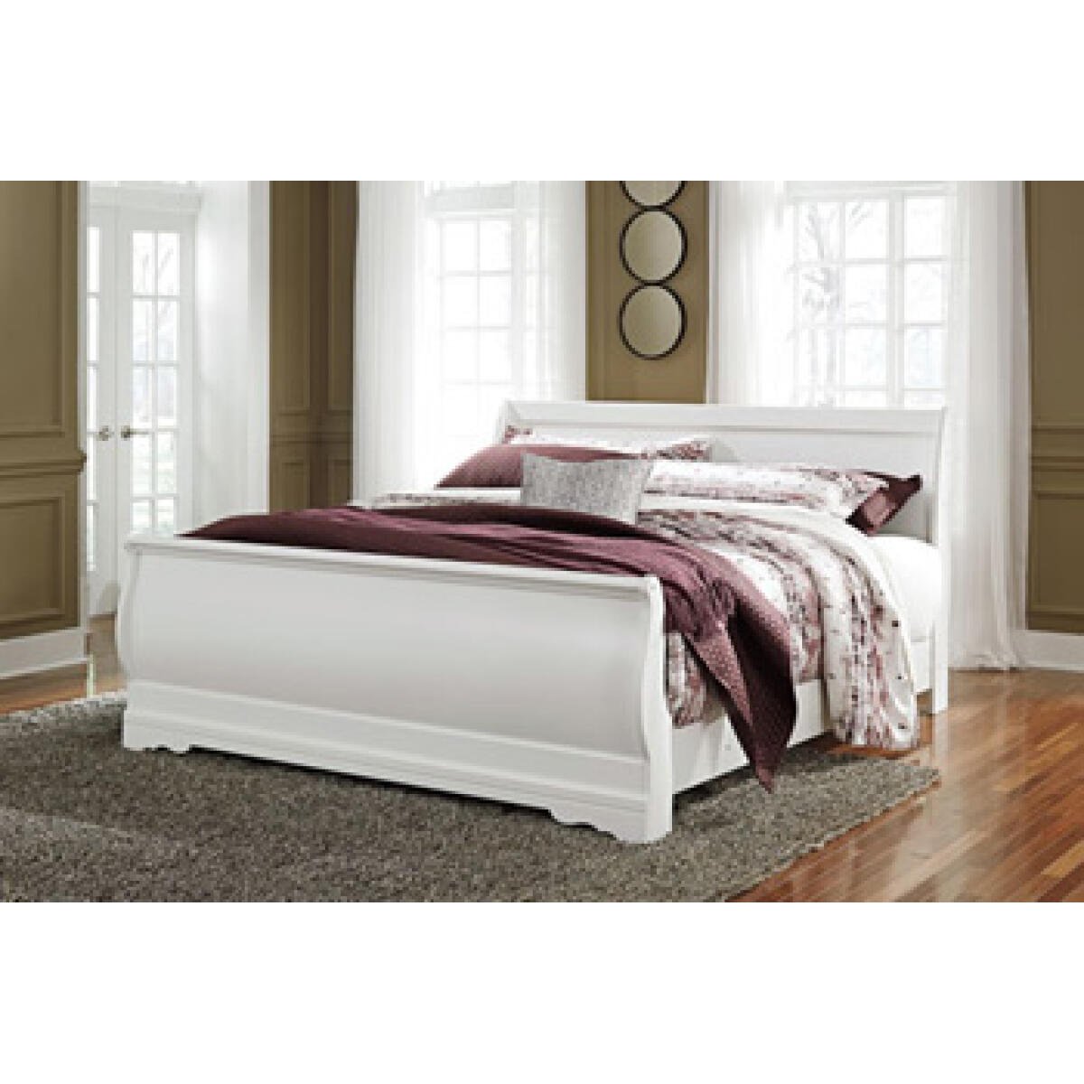 a14c5b14eaffabad5a6a81df64096e3b Anarasia Queen Sleigh Bed - Image 1