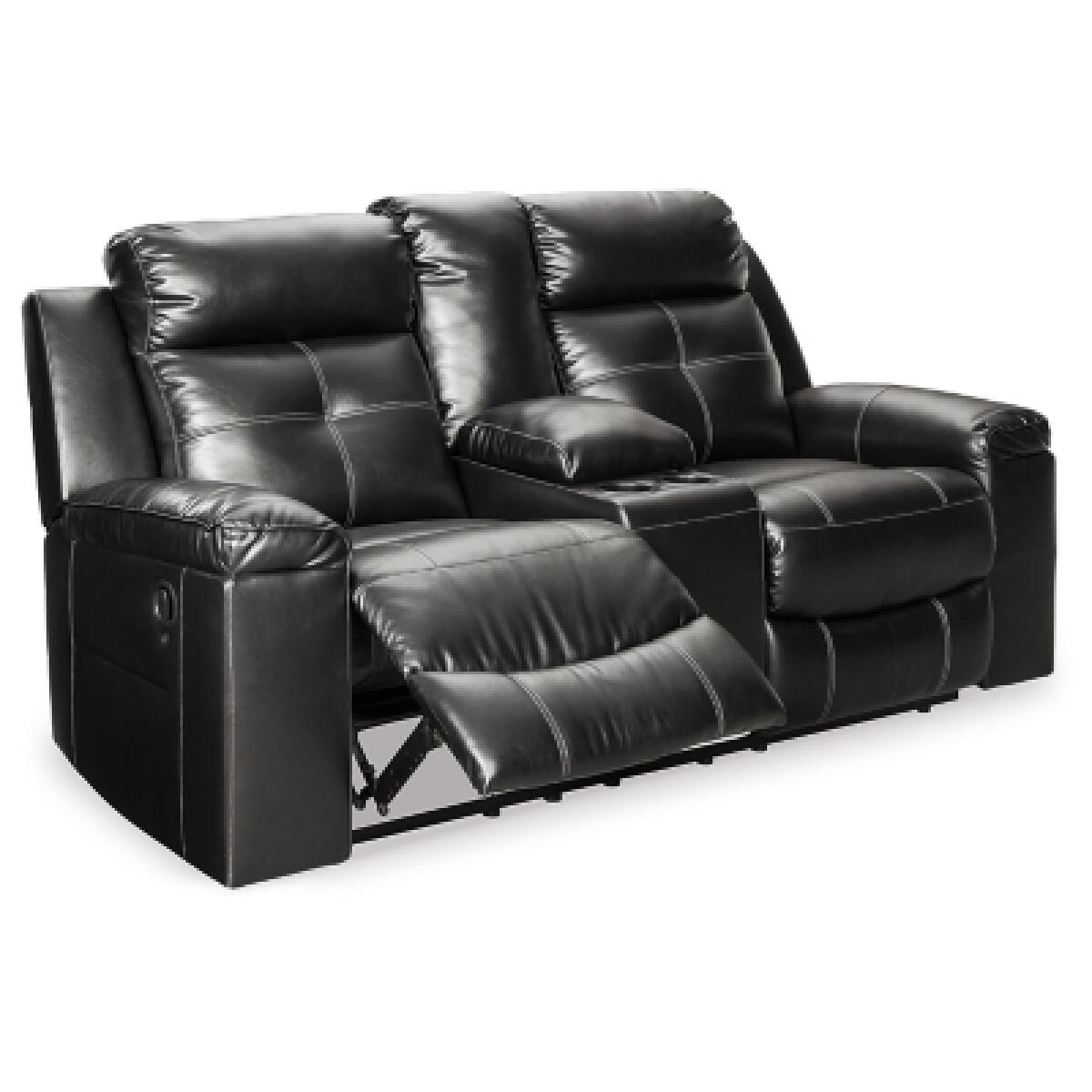 Kempten Reclining Loveseat with Console Loveseats Ashley Furniture 14