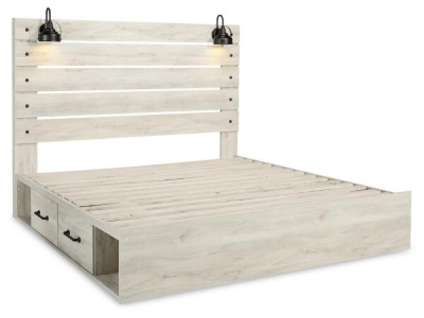 Cambeck King Panel Bed with 2 Storage Drawers - Image 6