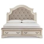 Realyn King Upholstered Storage Bed - Image 5