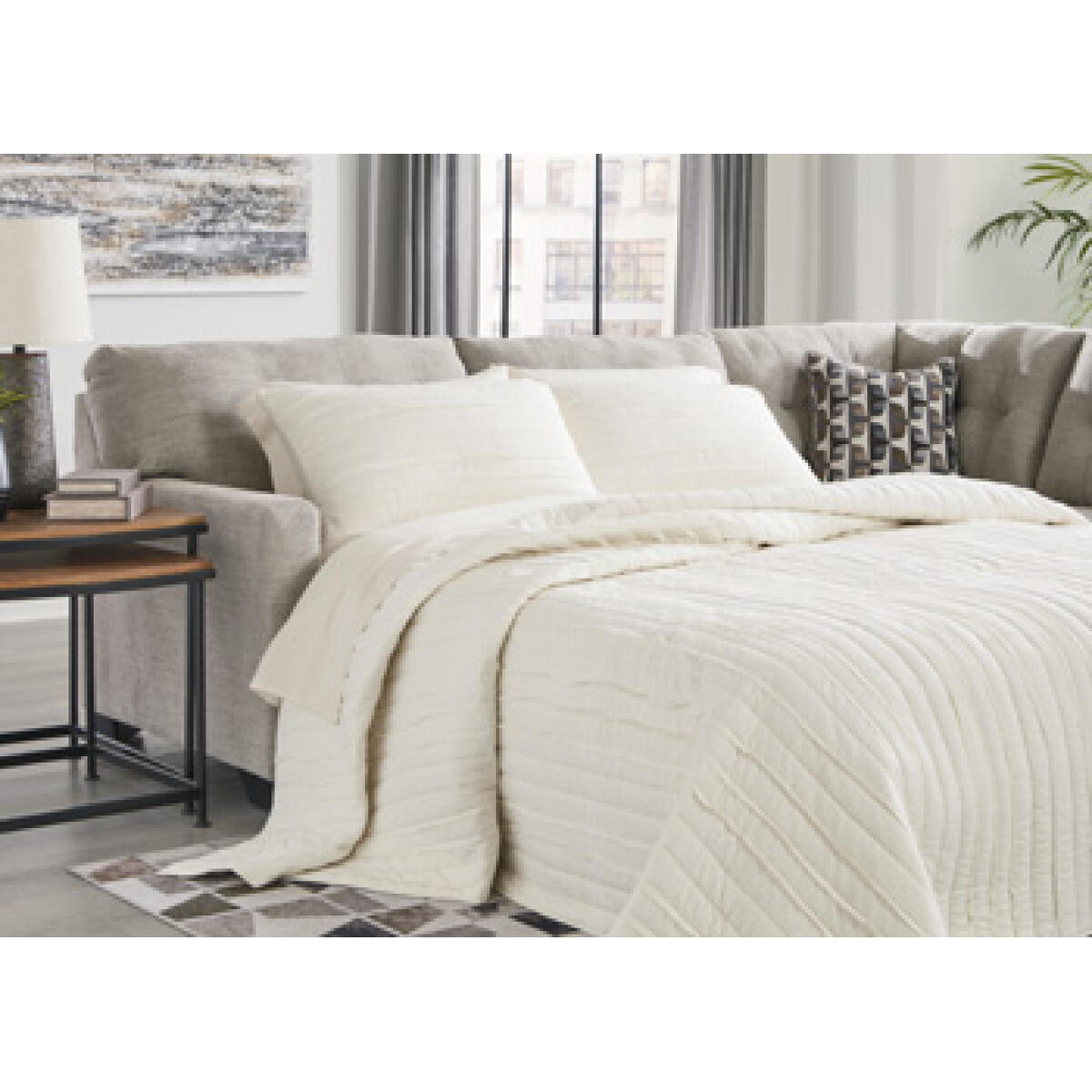 Mahoney Left-Arm Facing Full Sofa Sleeper Sectionals Ashley Furniture 5