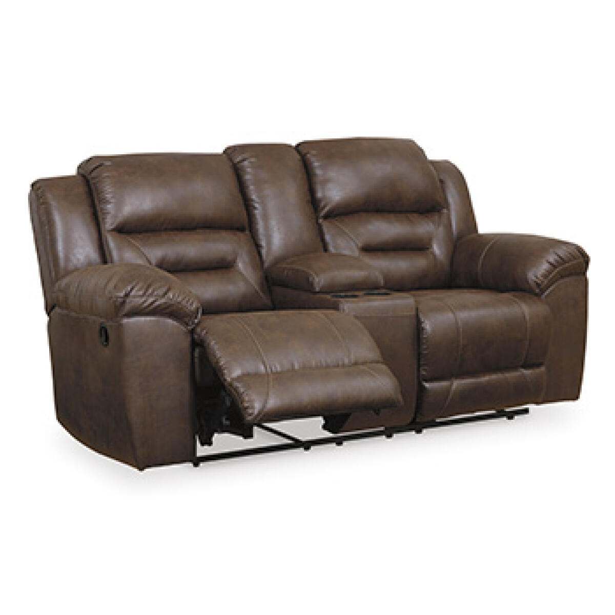 a2f2d6b8d4e61914d68572800aef28e2 Stoneland Reclining Loveseat with Console - Image 1