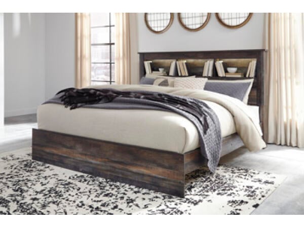 Drystan King Bookcase Bed Beds Ashley Furniture