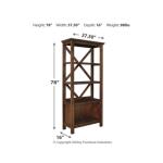 Baldridge 75" Bookcase - Image 5