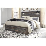 Drystan King Panel Bed with 2 Storage Drawers