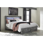 Baystorm King Panel Bed with 2 Storage Drawers