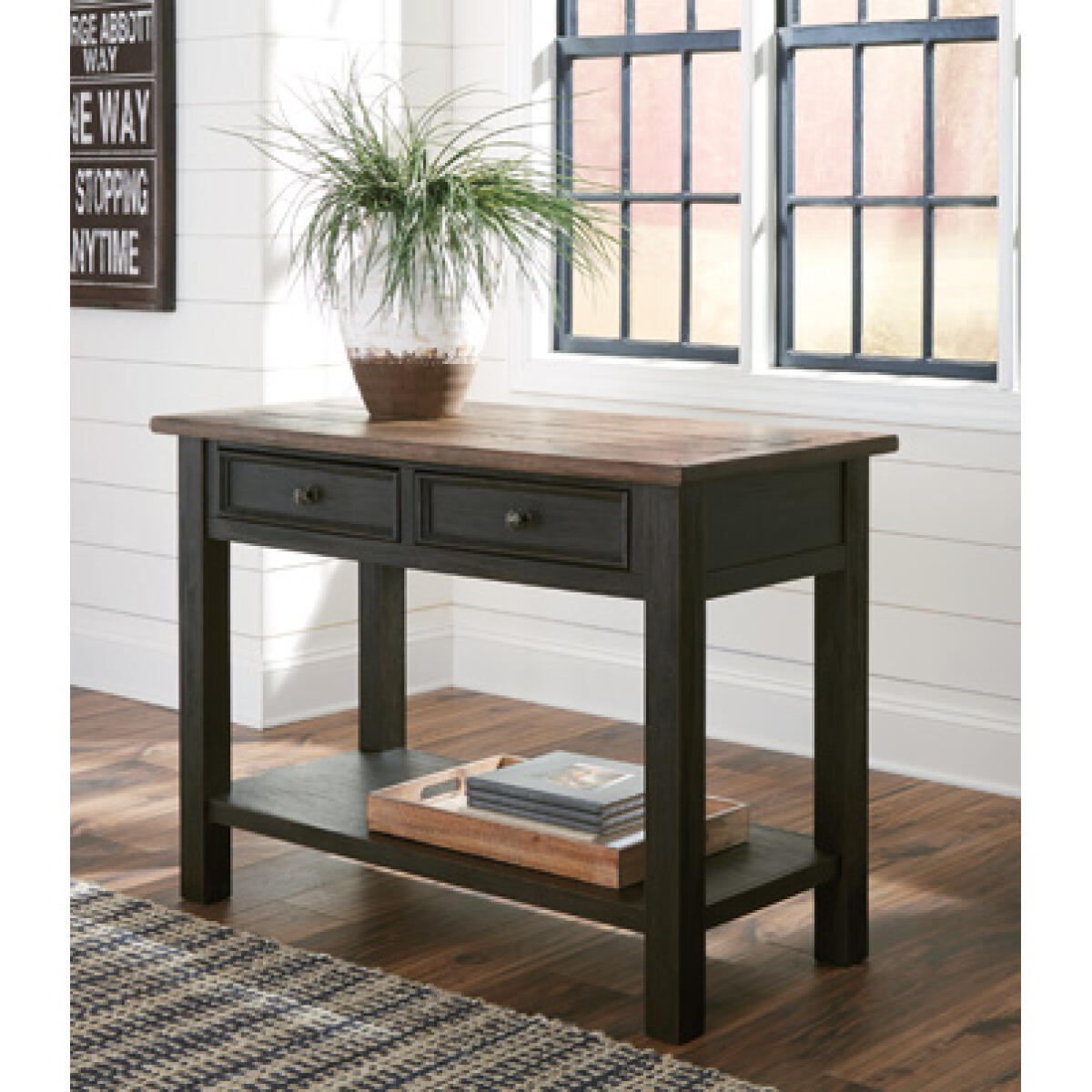 d68ad2b40ad30c9af1450a519b6c4acd Tyler Creek Sofa/Console Table - Image 1