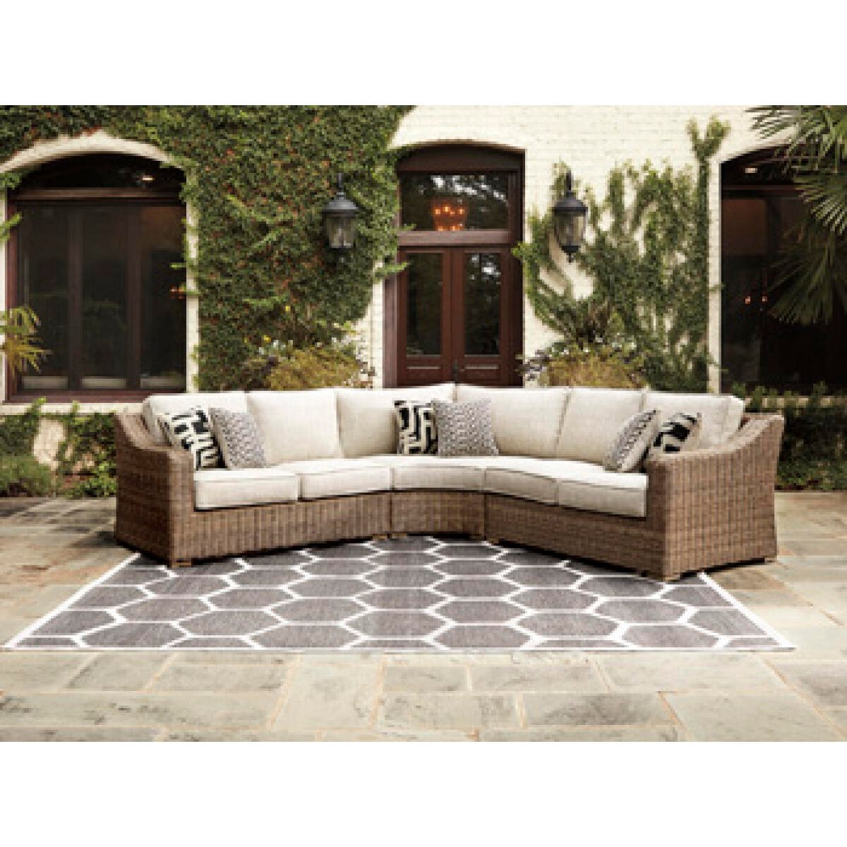 2aa5a0eaec609fdf503a41f37e214661 Beachcroft 3-Piece Outdoor Seating Set - Image 1