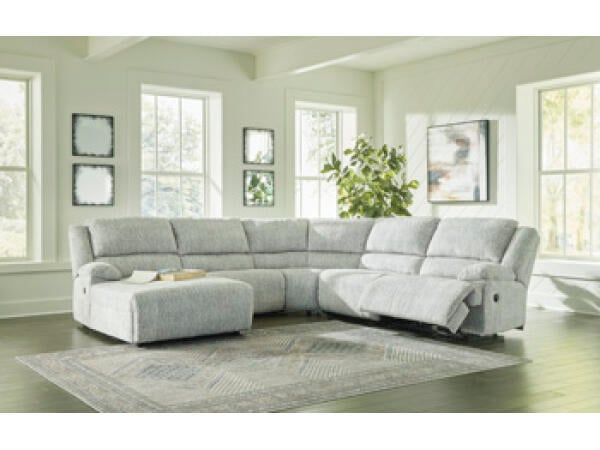 McClelland 5-Piece Reclining Sectional with Chaise Sectionals Ashley Furniture