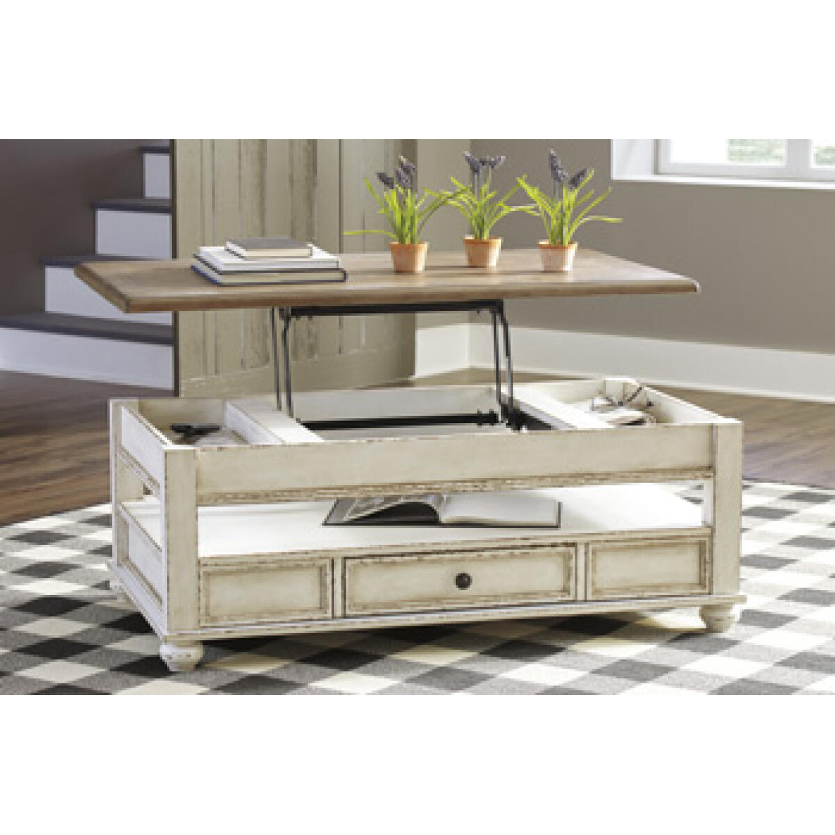 4effe26a27c01d05a594d2460de48876 Realyn Coffee Table with Lift Top - Image 1