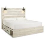 Cambeck King Panel Bed with 4 Storage Drawers - Image 2